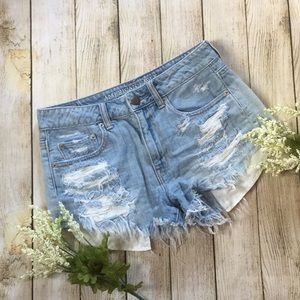 American Eagle Denim Shorts Size 4